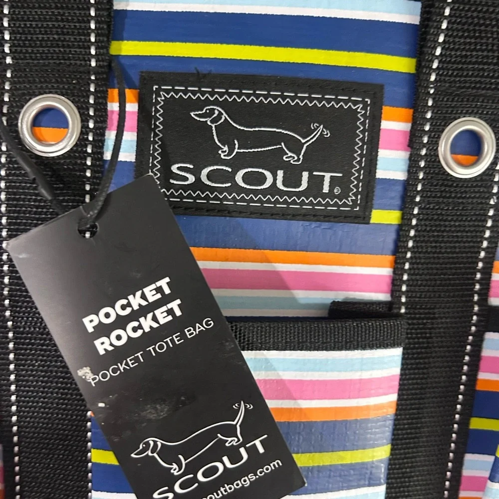SCOUT Pocket Rocket Tote Bag Striped - Picture 9 of 9